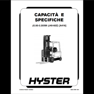 HYSTER J 2.00-3.20 XM (J40-60Z) A416