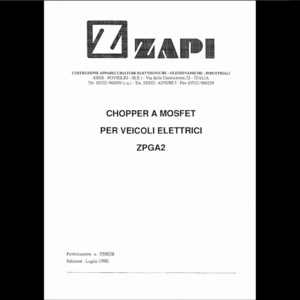 CHOPPER A MOSFET TIPO ZPGA2 MARCA ZAPI