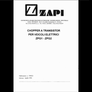 CHOPPER ZAPI A TRANSISTOR ZPG1-ZPG2